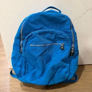Kipling Blue Backpack missing the little toy attached to it